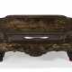 A CHINESE MOTHER-OF-PEARL INLAID BLACK LACQUER TABLE, KANG - photo 1