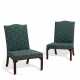 A PAIR OF GEORGE III MAHOGANY SIDE CHAIRS - фото 1