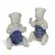 A PAIR OF CHINESE EXPORT PORCELAIN BLUE AND WHITE `NANKING CARGO` FIGURES OF LAUGHING BOYS - photo 1