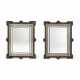 A PAIR OF FRENCH GILT-METAL-MOUNTED EBONISED WALL MIRRORS - photo 1