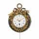 A LOUIS XVI ORMOLU-MOUNTED CIRCULAR CARTEL TIMEPIECE CLOCK - photo 1