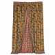 TWO PAIRS OF JAPONISANT PRINTED VELVET PLEATED CURTAINS - photo 1