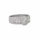 Ring mittig mit Brillant ca. 0,9 ct, - photo 1