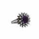 Ring mit Amethyst und Brillanten zus. ca. 0,3 ct - Foto 1