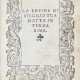 VIRGILIO, Publio Marone (70-19 A.C.) - La Eneide di Virgilio tradotta in terza rima. Venice: Bernardino Vitali e Giovanni Maria Boselli, 1532.  - photo 1