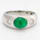 Smaragd-Diamant-Ring - photo 1