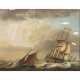 BOSHAMER, JOHANN HENDRIK (1775-1862), "Holländische Segelschiffe auf stürmischer See", - photo 1