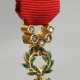 Frankreich: Orden der Ehrenlegion, 9. Modell (1870-1951), Offizierskreuz Miniatur. - Foto 1
