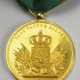 Niederlande: Medaille für Treue Dienste, 1. Modell (1825-1928), für 36 Dienstjahre, in Gold. - photo 1