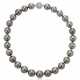 ASSAEL SINGLE-STRAND GRAY CULTURED PEARL AND DIAMOND NECKLACE - photo 1