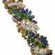 SAPPHIRE, EMERALD AND DIAMOND BRACELET - photo 1