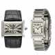 NO RESERVE | CARTIER 'TANK DIVAN' AND 'TANK FRANCAISE' STAINLESS STEEL WRISTWATCHES - photo 1