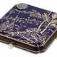 NO RESERVE | LACLOCHE FRÈRES ART DECO DIAMOND, SEED PEARL AND ENAMEL COMPACT - фото 1