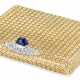 NO RESERVE | VAN CLEEF & ARPELS GOLD, DIAMOND AND SAPPHIRE COMPACT - photo 1