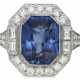 NO RESERVE | COLOR-CHANGE SAPPHIRE AND DIAMOND RING - photo 1