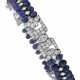 ART DECO SAPPHIRE AND DIAMOND BRACELET - Foto 1