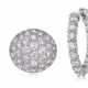 NO RESERVE | ROBERTO COIN DIAMOND HOOP EARRINGS AND UNSIGNED DIAMOND EARRINGS - photo 1