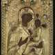 The Yugskaya Mother of God in Silver-Gilt Oklad - Foto 1