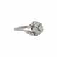 Ring mit 14 Brillanten, zus. ca. 1,1 ct, - photo 1