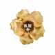 LAUDIER feine Blütenbrosche mit Diamanten - Foto 1