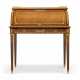 A FRENCH ORMOLU-MOUNTED MAHOGANY AND SATINE PARQUETRY BUREAU A CYLINDRE - photo 1