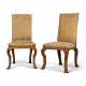 A PAIR OF QUEEN ANNE WALNUT AND MARQUETRY SIDE CHAIRS - photo 1