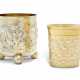 TWO GERMAN SILVER-GILT AND PARCEL-GILT BEAKERS - фото 1