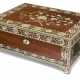 A VIZAGAPATAM SILVER-MOUNTED AND IVORY-INLAID ROSEWOOD DRESSING-BOX - фото 1