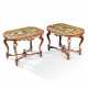 A PAIR OF ITALIAN POLYCHROME-PAINTED LACCA POVERA CONSOLE TABLES - Foto 1