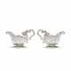 A PAIR OF GEORGE IV SILVER SAUCEBOATS - фото 1