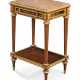 A FRENCH ORMOLU-MOUNTED AMBOYNA AND JAPANESE LACQUER OCCASIONAL TABLE - фото 1