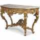 A FRENCH GILTWOOD CONSOLE TABLE - Foto 1