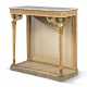 A BALTIC ORMOLU-MOUNTED OFF-WHITE-PAINTED AND PARCEL-GILT CONSOLE TABLE - фото 1