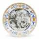 A CHINESE EXPORT PORCELAIN 'BURGHLEY' PLATE - Foto 1
