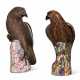 TWO CHINESE EXPORT PORCELAIN HAWKS - фото 1