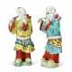 TWO CHINESE EXPORT PORCELAIN FAMILLE ROSE IMMORTALS - фото 1
