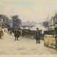 ROBBE, Manuel (1872 Paris - 1936 Nesles-la-Vallée). Ansicht des Pariser Seine-Ufers mit Bouquinisten - фото 1