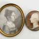 2 Miniaturen: Herrenbildnis als Trompe-l'oeil und Damenporträt - фото 1