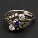 Ring mit Saphir und Brillanten - photo 1