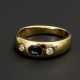 Ring mit Saphir und Brillanten - photo 1