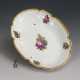 Barocke Schale mit Blumenmalerei. Meissen. - photo 1