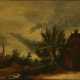 Niederländischer Maler 17. Jh.: Weite Landschaft mit Häusern am Fluss - Foto 1