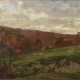 VOLKMANN, Hans Richard von (1860 Halle/Saale - 1927 ebd.). "Herbstlandschaft bei Willingshausen". - photo 1