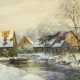 CERNY, Charles (1892 - 1965). Winterliche Dorfansicht. - фото 1