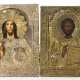 Zwei Ikonen mit Christus Pantokrator - photo 1