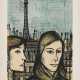 Deux femmes devant la Tour Eiffel - Foto 1