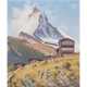 DUPLAIN, AMI-FERDINAND (1893-1966) "Blick auf einen Stadel und das Matterhorn" - photo 1