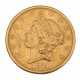 USA/Gold - 20 Dollars 1874, Liberty Head, ss, deutlich berieben, - Foto 1
