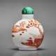 AN IRON-RED-DECORATED PORCELAIN SNUFF BOTTLE - фото 1