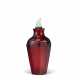 A TRANSPARENT RED GLASS SNUFF BOTTLE - фото 1